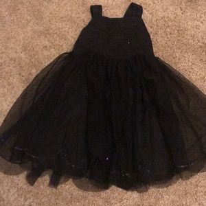 Girls black dress